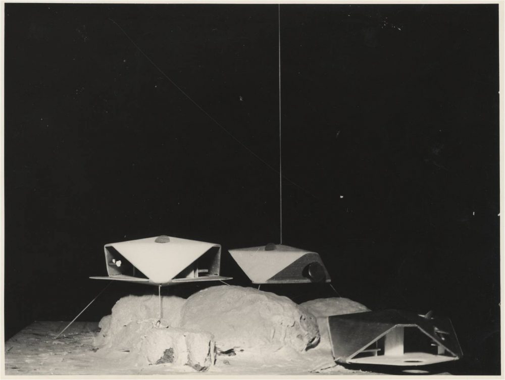 Cité de vacances sur fil, maquette