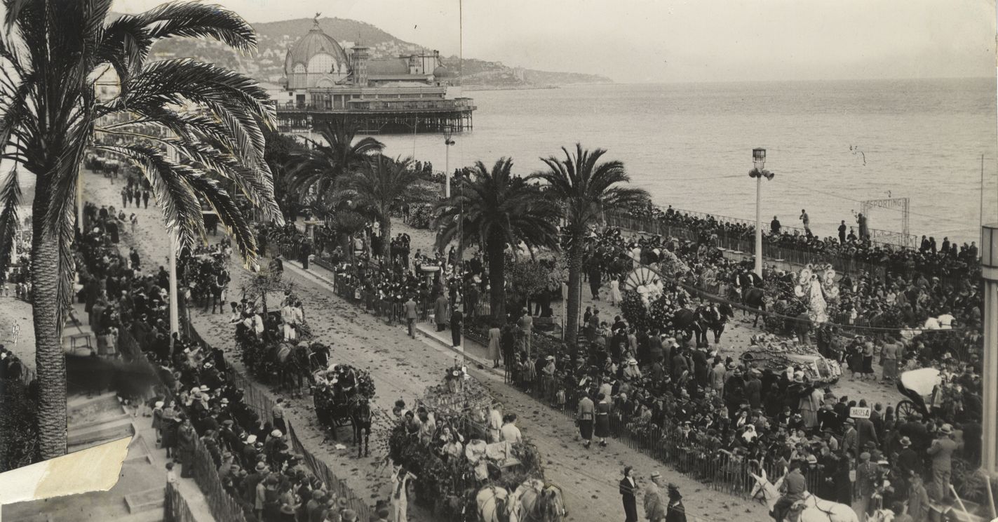 Photo Originale Ancienne De Nice – Promenade Des Anglais Vers 1880